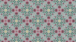 TTP0002-5 Melba Kaleidoscope Print Grey/Pink