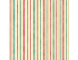 TTP0011-6  Hampton Stripe - Pink/Teal/Ivory
