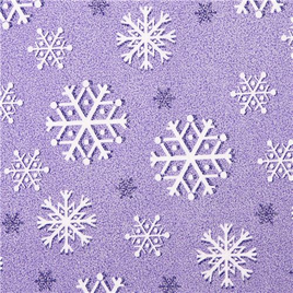 MM2050B Winter Frost - Snowfall - Amethyst (per Metre)