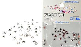 RK5020 Swarovski Hot Fix Crystals - SS16 - Crystal A  (4mm)
