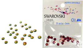 RK5037 Swarovski Hot Fix Crystals - SS20 - Crystal Volcano (5mm)