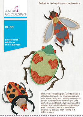 Mini - Bugs - Embroidered Additions (P)