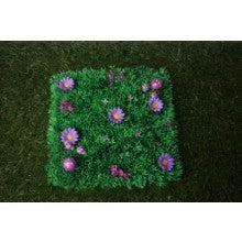 Purple Daisy Grass w/Mushrooms