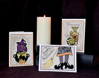 EXPRESS - PROJECT 25 - Halloween Embroidered Cards