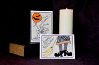 EXPRESS - PROJECT 25 - Halloween Embroidered Cards