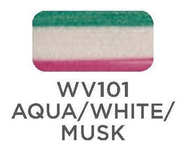 WV101 - Woolly Variegated Thread - Aqua/White/Musk 500mtr