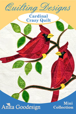 Cardinal Crazy Quilt