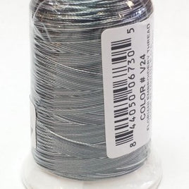 V24 - Black Variegated Thread - 1000 mtr spool