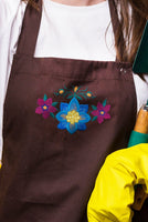 APPLIQUE FLOWER VASE