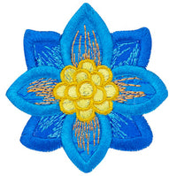 APPLIQUE FLOWER VASE