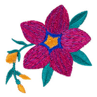 APPLIQUE FLOWER VASE