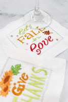 AUTUMN COCKTAIL NAPKINS