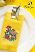 CHRISTMAS TOWN EMBROIDERY