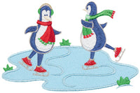 CHRISTMAS TOWN EMBROIDERY
