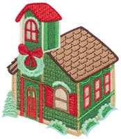 CHRISTMAS TOWN EMBROIDERY