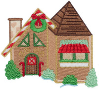 CHRISTMAS TOWN EMBROIDERY