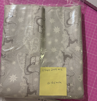 D40299M2 Glisten - Silver Sleigh (per Metre)