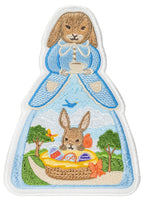 EASTER BUNNY FIGURE ORNAMENTS