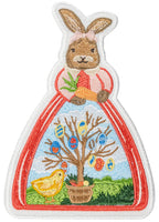 EASTER BUNNY FIGURE ORNAMENTS