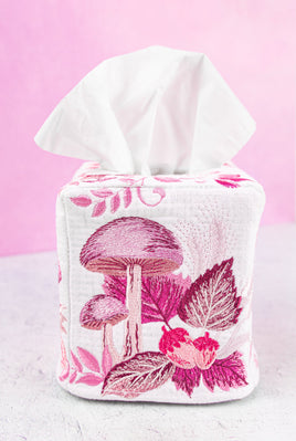 ENCHANTED MUSHROOM TISSUE BOX COVER