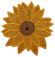 FLORAL CORK COASTERS