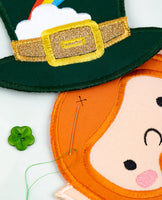 ST. PATRICKS LEPRECHAUN DANGLER