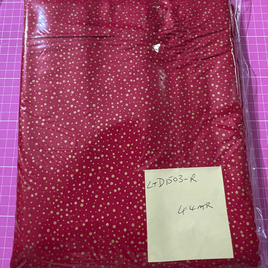 D1503R Christmas Metallic - Red (per metre)