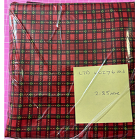 D40276M3 Christmas Tidings - Red with Green Stripes(per Metre)