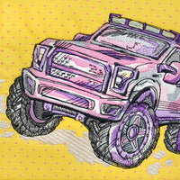 MONSTER TRUCK QUILT