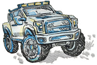 MONSTER TRUCK QUILT