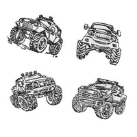 MONSTER TRUCK QUILT