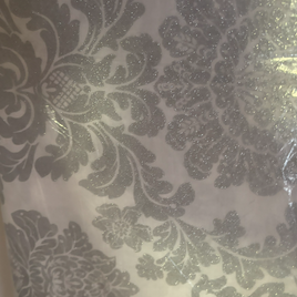 Fairy Frost - DAMASK Twinkle (per mtr) (Gold Glitter)