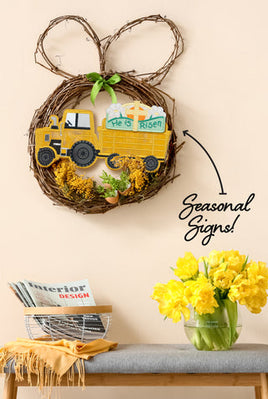 SEASONAL FARM TRACTOR SIGNS