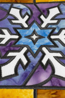 STAINED GLASS CHRISTMAS QUILT