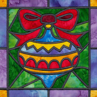 STAINED GLASS CHRISTMAS QUILT