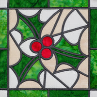 STAINED GLASS CHRISTMAS QUILT