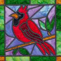 STAINED GLASS CHRISTMAS QUILT