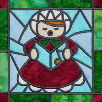 STAINED GLASS CHRISTMAS QUILT