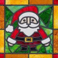 STAINED GLASS CHRISTMAS QUILT