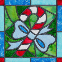 STAINED GLASS CHRISTMAS QUILT