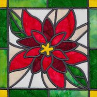STAINED GLASS CHRISTMAS QUILT