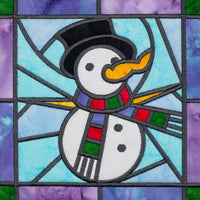 STAINED GLASS CHRISTMAS QUILT