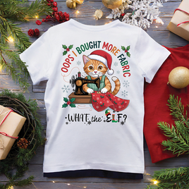 Christmas Sewing Cat 2 | T-SHIRT
