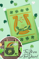 ST PATRICK'S HAND STITCHED CARDS