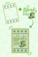 ST PATRICK'S HAND STITCHED CARDS