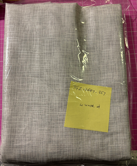 RK16687-357 TITANIUM Quilters Linen - White/Grey/Silver