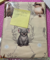 DV5592 Little Aussie Friends - Animals All Over - Cream