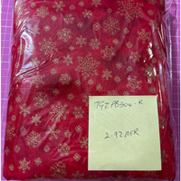 PB304R - Sparkle Suede Red / Gold