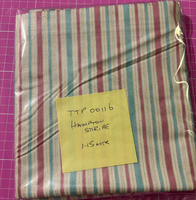 TTP0011-6  Hampton Stripe - Pink/Teal/Ivory