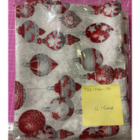 RK15760-186  Holiday Flourish - Red/Silver Baubles